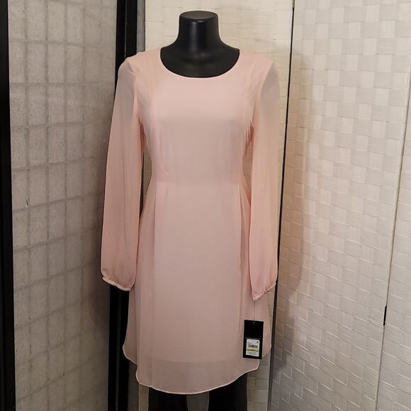 BRAND NEW NINE WEST LONG-SLEEVE SHIFT DRESS - Picture 4 of 16